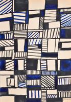 Jean Dubuffet Abstract Geometric Drawing - Sold for $8,960 on 02-17-2024 (Lot 254).jpg